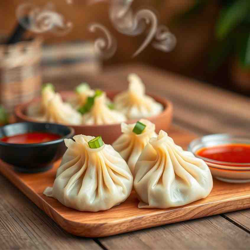 Bhutanese Momos - Vegan Asian Food Dumplings Recipe